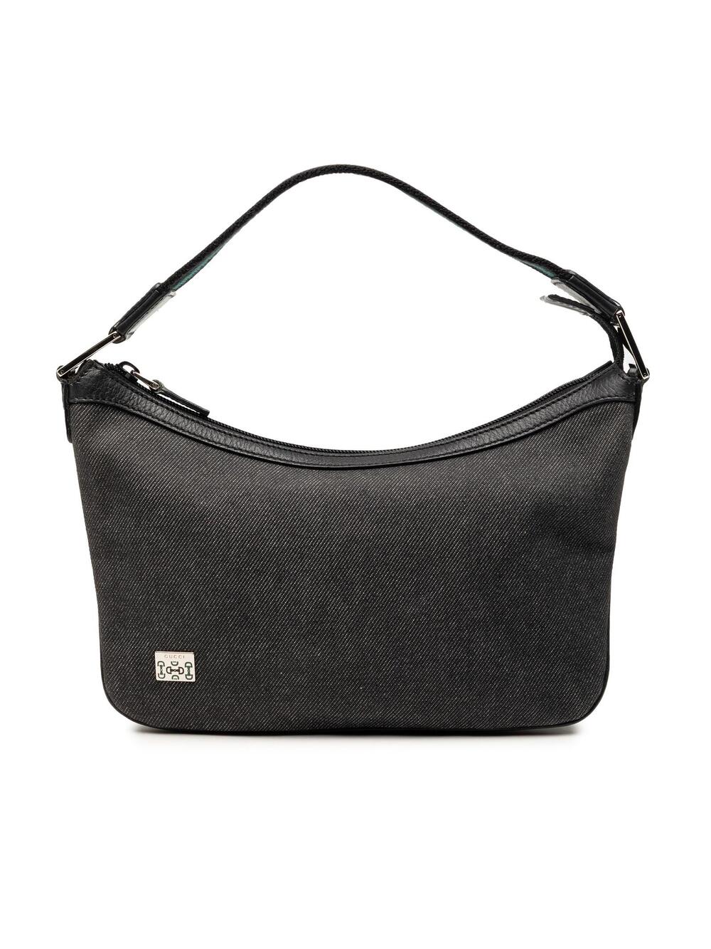 Gucci Denim Web Shoulder Bag Pre-Loved #319000G41B